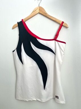 Fila Y2k Athleisure Asymmetrical Top